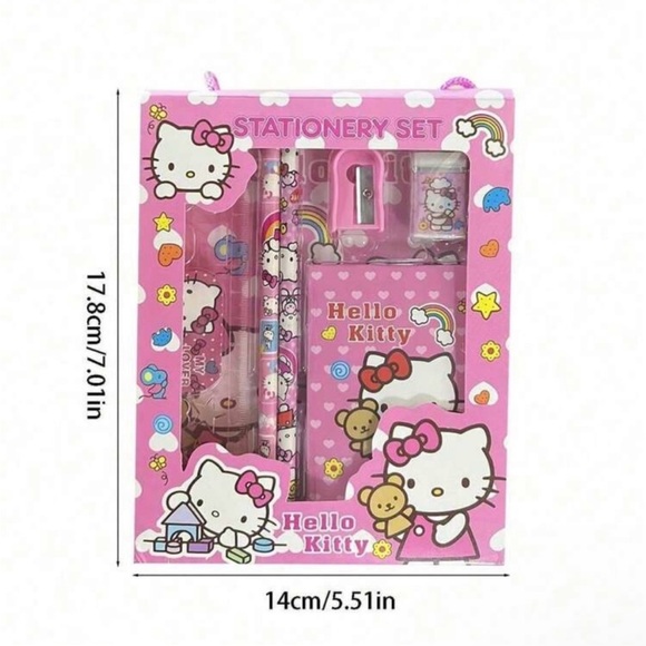 Hello Kitty Pink Stationery Set - Picture 3 of 3
